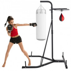 Soporte de Saco de Boxeo Altura Ajustable Plegable Fitness Estable Seguro