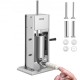 Buy Manual Sausage Stuffer 3L Capacity Stainless Steel Tabletop Vertical Sausage Stuffer with 4 Stuffing Tubes for 15mm/21mm/30mm/37mm Churros Sausage for Restaurant Supermarket