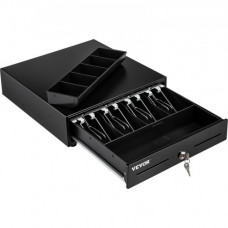 Cajón de Efectivo Tipo Manual 13" Cajón Portamonedas de Dinero 4,25 kg Caja Registradora de Punto de Venta 33 x 34,3 x 9 cm Bandeja para Cajón de Dinero Cajón de Caja Registradora Cajón