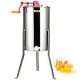 Buy Manual Honey Extractor 3 Frames Centrifuge Stainless Steel Honey Separator with Lid Suitable for Bee Nest Deep Size 48x23cm Medium 48x16cm Adjustable Height for Beekeeping