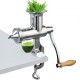 Buy Stainless Steel Manual Juicer Wheatgrass Extractor Silver Portable Orange Juicer with Rubber Filler Juicer for Berries