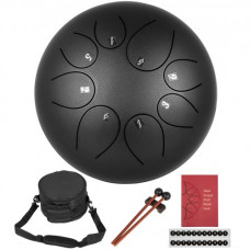 VEVOR 10\'\' Acero Tambor De Lengua Handpan D Mayor 8 Notas Tankdrum Con Bolso Mazos