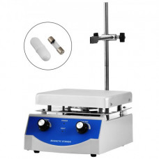SH-3 Mezclador Magnético 3000ML, Agitador Magnético con Placa Calefactora Velocidad 1600RPM Ajustable Agitador Magnético Laboratorio 500W para Bioquímica, Agricultura, Medicina