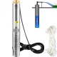 Buy Deep Well Pump 750W Motor Submersible Well Pump 230V 50Hz Submersible Water Pump for Wells Max Flow 100L/min Well Pump for Farmland Factories Mines