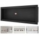 Buy Recessed Bathroom Niche 127x40.64x10cm Wall Mounted Shower Niche Simple XPS Plastic Shelf Square Corners Sealed Protection for Bathroom, Shower, Soap Storage, Black