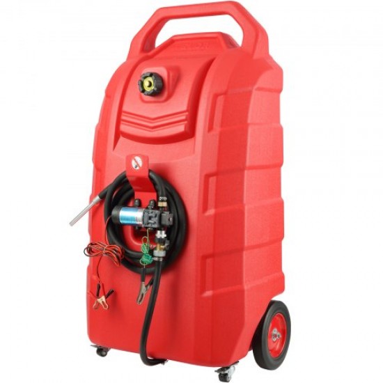 Comprar Fuel Caddy Tanque diésel portátil de 32 galones con ruedas Bomba automática de 12 V CC