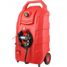 VEVOR Fuel Caddy Tanque diésel portátil de 32 galones con ruedas Bomba automática de 12 V CC
