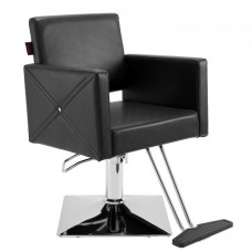 VEVOR Sillón de Peluquería Hidráulico Sillón de Peluquería Giratorio 360° Carga 150 kg Altura Regulable 930-1080 mm Asiento de Peluquería con Reposapiés para Salón Profesional, Champú, Belleza, Negro