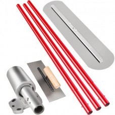 Kits De Paleta De Cemento De Suelo De Hormigón 900x200mm Llana De Cemento Acero