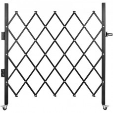 VEVOR Puerta de seguridad plegable simple Puerta plegable Puerta de tijera de 48 
