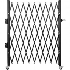 VEVOR Puerta de seguridad plegable simple Puerta plegable Puerta de tijera de 75 