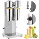 Koop Smoothiemaker met twee glazen, 800 ml, elektrische blender, drankmixer met twee snelheden, roestvrijstalen ijs- en smoothieblender, blender met motorsnelheid 18000 tpm