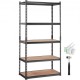 Buy 5 Tier Adjustable Storage Shelving Unit Heavy Duty Metal Shelving Unit Load 2000lbs 90x45x182.88cm Storage Rack for Kitchen Workshop Basement Bathroom Laundry Room