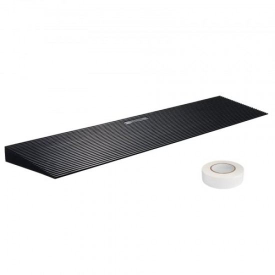 Buy Cuttable Threshold Ramp Height 4cm Non-Slip Rubber Wheelchair Ramp Width 90cm Load 15t Non-Slip Access Ramp Double-Sided Adhesive Strip for Door Entrance