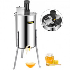 Extractor de Miel Manual 3 Frame Honey Extractor Extractor de Miel Acero Inoxidable 61cm