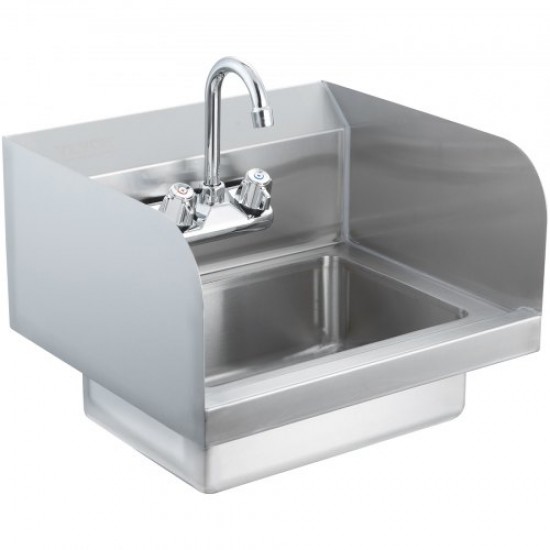 Comprar Lavamanos Lavabo de pared o empotrado 432x381x330mm de acero inoxidable