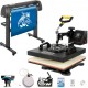 Comprar 5 en 1 Prensa caliente 38x38 cm & Máquina Plotter de Corte de Vinilo 720mm