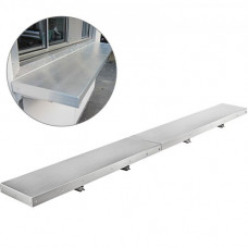 Estante de cocina de acero inoxidable. Soportes plegables. Marco de acero inoxidable. Capacidad 30kg