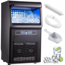 Fabricador De Hielo Máquina para Hacer Hielo 350 W 31 kg/24H Máquina de Hielo Capacidad 5 kg 3 Tamaños Máquina para Hacer Cubitos de Hielo