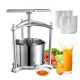 Buy Fruit Wine Press 2 Barrels Stainless Steel 6L, Manual Juicer, Press for Making Juice, Olive Oil, Honey and Vegetables with T-Handle, Triangle Structure for Kitchen, Home