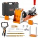 Buy Pocket Hole Jig Kit with Wrench and Square Bits Drill Jig with Dowel Guide for Drilling Pocket Holes Drill Guide for Woodworking