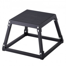 VEVOR Caja Pliométrica Plataforma Pliométrica 305 mm Salto Antideslizante Negro