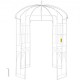 Comprar Pérgola Gazebo con forma de jaula para pájaros, 9' x 6,6', para bodas, jardín al aire libre, color blanco