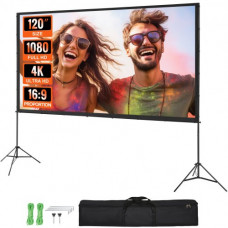VEVOR Pantalla de Proyector de Pie 120