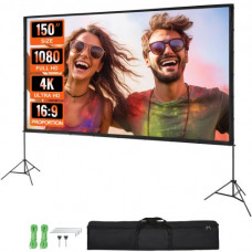 VEVOR Pantalla de Proyector de Pie 150