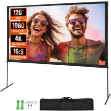 VEVOR Pantalla de Proyector de Pie 120
