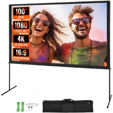 VEVOR Pantalla de Proyector de Pie 100