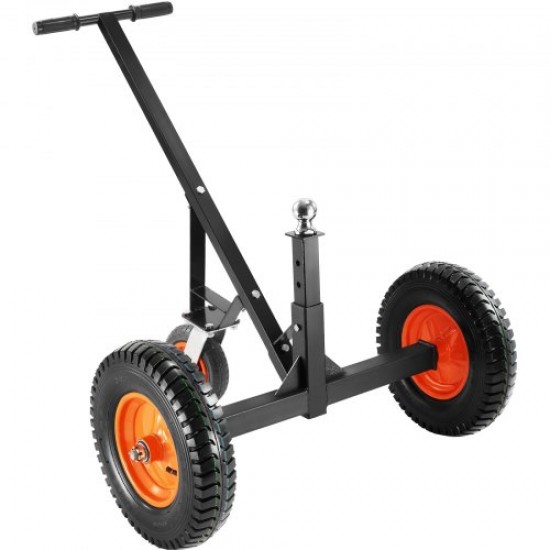 Comprar Carrinho de reboque Carga 454kg Carrinho de reboque em aço carbono Altura ajustável 48-65 cm Bola 50,8 mm Pneus Roda universal de 40,6 cm para trailers de carros em movimento Motorhomes