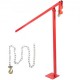 Buy T-Post Puller 110 x 15 x 15 cm T-Post Puller with Chain 300 cm Fence Post Puller 2 Fork Hooks Post Stake Remover for Removing Fence Fence Tree Stump