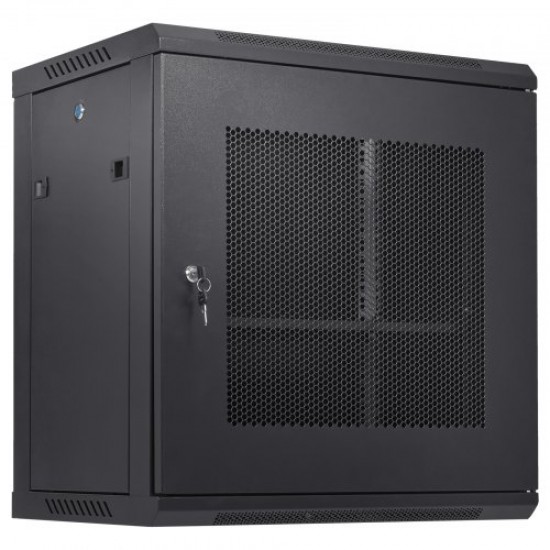 Comprar Gabinete para servidores de red montaje en pared de 12U, 15,5" gabinete en rack para servidores 200 lbs con paneles laterales de puerta con cerradura, para equipos de TI, dispositivos A/V