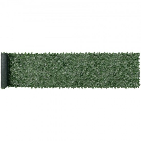 VEVOR Valla de Privacidad de Hiedra 502x99 cm Pantalla de Pared Verde Artificial con Junta Reforzada Setos Sintéticos Decoración de Hojas para Jardín al Aire Libre, Patio, Balcón, Decoración de Patio