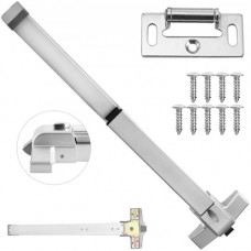 Barra de Empuje Pánico 71 - 90 cm Dispositivo de Salida Anti Pánico Hecho de Hierro Barra de Empuje de Puerta para Usar en Hotel, Aeropuerto, Hospital, Centro Comercial, Edificio de Oficinas
