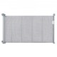 Buy Safety Gate Extendable up to 153 cm Magic Gate for Dogs Height of 87 cm Retractable Gate for Babies Open with One Hand Mesh Fences for Children Dogs Hallway Stairs, Gray