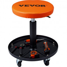 VEVOR Mecánica ajustable Rolling Creeper Asiento Taburete Bandeja de herramientas para tienda Garaje