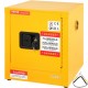 Comprar Armario de Seguridad Puerta Individual Cerrar Manualmente Amarillo  43 x 43 x 46CM para Una Variedad de Ambientes Comerciales e Industriales y gabinete amarillo de almacenamiento peligroso