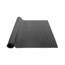 VEVOR Alfombrilla para Suelo de Garaje 1236x2465 mm Rollo SBR Suelo de Goma Patrón 3D Grosor 3 mm Impermeable Fácil de Limpiar para Proteger el Suelo Debajo del Coche, Garaje, Gimnasio, Negro