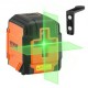 Buy Green Laser Level 15m Cross Line Self-Leveling Mode Handheld Laser Wavelength 520nm±10nm Construction Laser ±0.28cm at 10m 5h Continuous Working Time with Battery Support