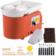 Torno Alfarero Máquina Eléctrica de Cerámica Torno Ceramica 0-300r/min Máquina de Rueda de Cerámica 11 pulgadas Máquina de Formación de Cerámica