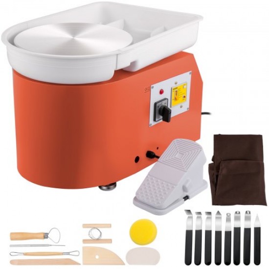 Buy Pottery Wheel Electric Ceramic Machine Ceramic Wheel 0-300r/min Pottery Wheel Machine 11 Inch Ceramic Forming Machine