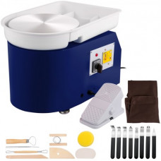 Torno Ceramica Torno Alfarero Máquina Eléctrica de Cerámica 0-300r/min Máquina de Rueda de Cerámica 28 cm Máquina de Formación de Cerámica