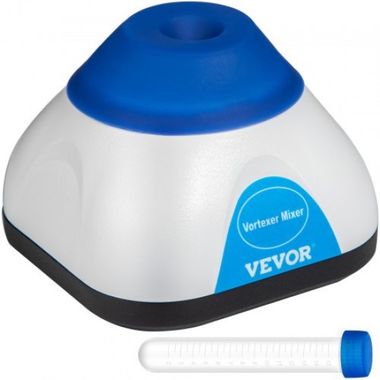 Mini Agitador de Vórtice 3000RPM 220V Agitador Mezclador de Pigmentos 50ml Mini Mezclador de Vórtice para Mezclar Tubos de Ensayo Pintura Esmalte de Uñas Tinta para Tatuaje Líquido Azul