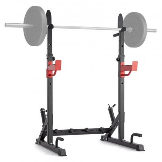 VEVOR Squat Power Rack soporte ajustable para prensa de banco con barra resistente