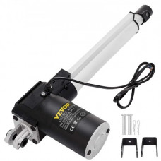 VEVOR Actuador Lineal 6000 N Soporte de Montaje de Carrera de Actuador Lineal 200 mm, Actuador Lineal Resistente de Motor Eléctrico 12 V CC Velocidad de Desplazamiento 5 mm / s, Sofá, Elevador de TV