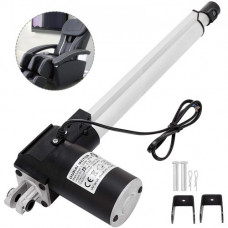 VEVOR Actuador Lineal 6000 N Soporte de Montaje de Carrera del Actuador Lineal 250 mm, Actuador Lineal Resistente de Motor Eléctrico 12 V CC Velocidad de Desplazamiento 5 mm / s, Sofá, Elevador de TV