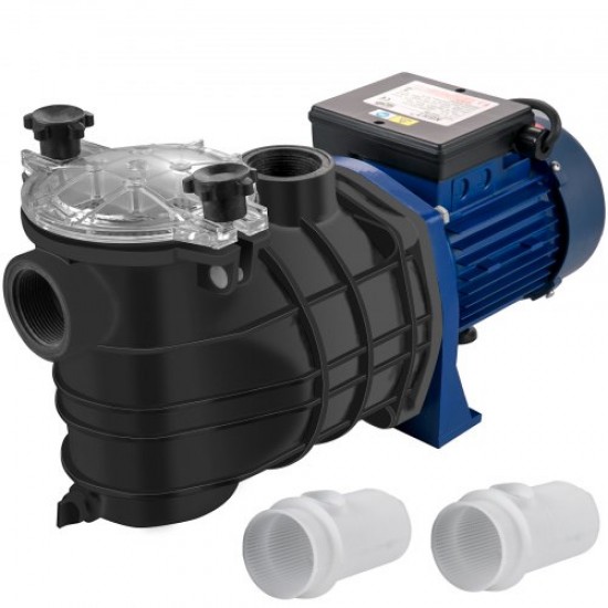 Kaufen Sie Poolpumpe, 750 W, Poolpumpe, 15.000 l/h, Pool-Reinigungspumpe, 230 V, 50 Hz, Poolfilterpumpe, 3450 U/min, Pool-Umwälzpumpe, thermischer Überlastschutz