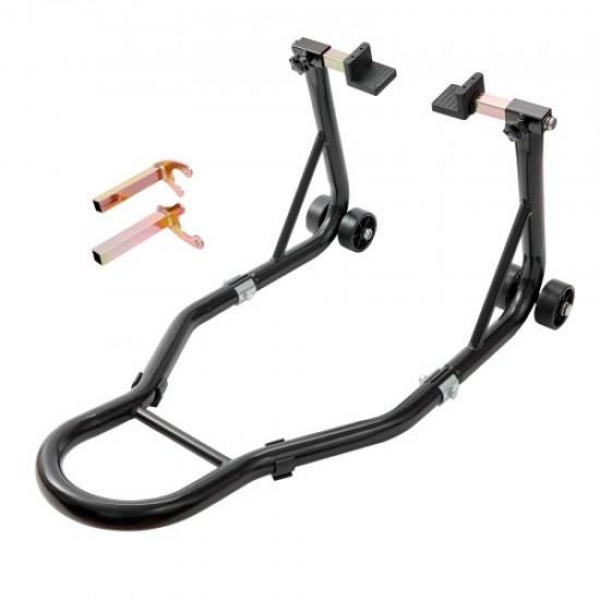 Comprar Suporte de motocicleta para carregamento de roda traseira Suporte de oficina de 0,39T com braço ajustável Suporte de roda de aço Elevador de motocicleta compatível com diâmetro de roda 350 mm Manutenção de reparos